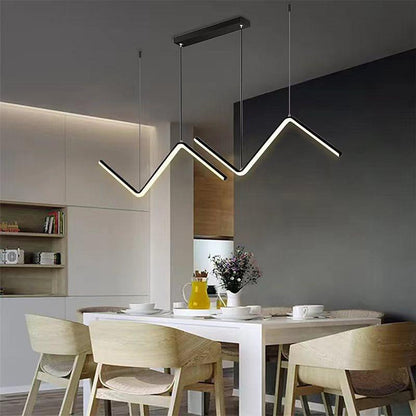 Lustre Pendente Led Linear Diamond