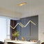 Lustre Pendente Led Linear Diamond