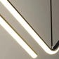 Lustre Pendente Led Linear Diamond