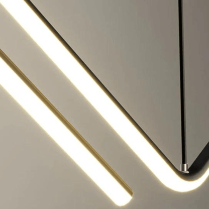 Lustre Pendente Led Linear Diamond