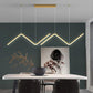 Lustre Pendente Led Linear Diamond