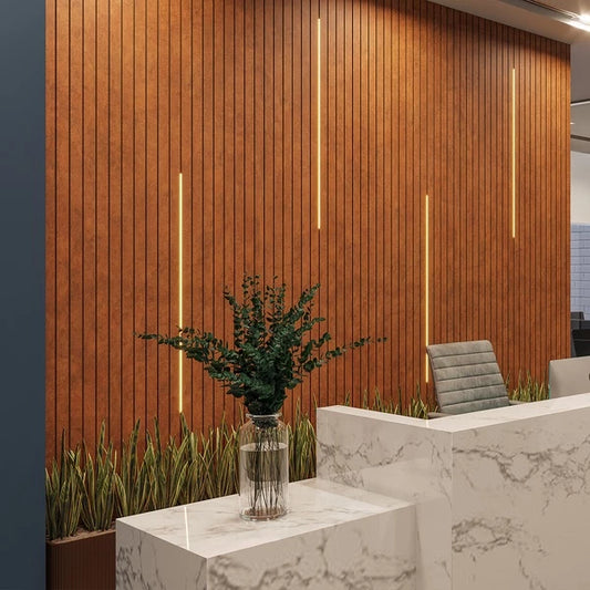 Painel Ripado Laminado Urban Plus Bronze