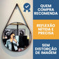 Espelho Redondo Claire 40cm | Alça Couro