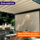 Toldo de Sombreamento Portátil para Área Externa